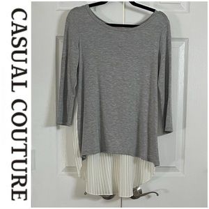 Casual Couture asymmetrical blouse.